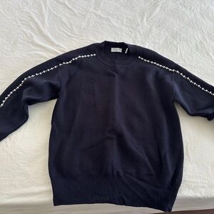 Sandro Black Crewneck Sweater